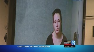 Brittany Rector Arrested in Allegan County [upl. by Enorej]