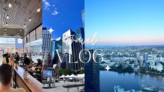 澳洲vlog  華航商務艙台北🛩布里斯本、Brisbane Sky Tower 酒店式公寓、每天耍廢逛街行程😉 [upl. by Cesaro911]