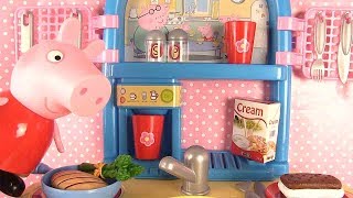 Jouets de Peppa Pig Cuisine Smoby Peppa Pig Fait la Cuisine [upl. by Ennaeel416]