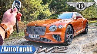 2019 Bentley Continental GT W12 REVIEW POV Test Drive on AUTOBAHN amp ROAD by AutoTopNL [upl. by Aivun866]