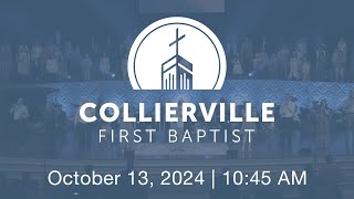 Collierville First Baptist Church  October 13 2024 [upl. by Lanta]