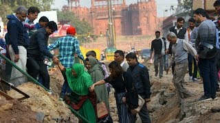 Delhi Chandni Chowk traders threaten to protest as redevelopment project affects footfall [upl. by Anelah692]