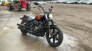 2022 HarleyDavidson FXBBS Street Bob 114 Motorcycle  Repocast [upl. by Amby]