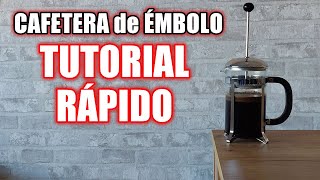 CAFETERA EMBOLO tutorial [upl. by Thilda]