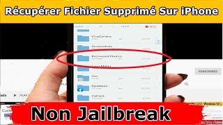 Comment Faire La Récupération Fichier Supprimé Sur iPhone ？ [upl. by Irfan59]