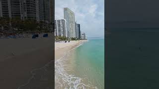 Sunny Isles Beach florida sunnyislesbeach beach atlanticocean ocean oceanwaves oceanlifepier [upl. by Aicemed]