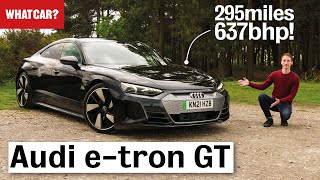 2022 Audi etron GT review – why its better than a Tesla in some ways  What Car [upl. by Lusa]