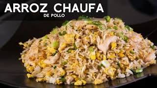 ARROZ CHAUFA DE POLLO PERUANO  COMIDA PERUANA  RECETA DE ACOMERPE [upl. by Nylarahs]