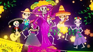 LAS CALAVERAS BAILAN canción infantil de día de muertos de MUSIJUGARTE [upl. by Hercule]