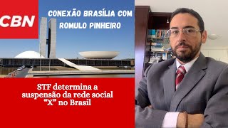 A determinação da suspensão da rede social quotXquot no Brasil [upl. by Aicenet]