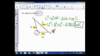 29 Cos Law Angles [upl. by Servais]