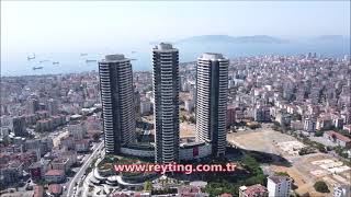 MANZARA ADALAR 35 KAT DENİZ VE ŞEHİR MANZARALI SATILIK 11 DAİRE RESİDENCE [upl. by Sirod532]