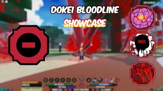 Dokei Bloodline FULL SHOWCASE I Shindo Life Dokei Showcase [upl. by Hillie]