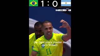 Brazil vs Argentina ⚽  FIFA Futsal World Cup 2024 Final  Epic Highlights shorts [upl. by Ferrel]