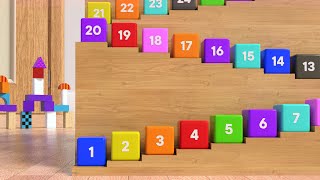 Numbers Song 1  100  Counting by 1 to 100  123kidstv [upl. by Enrak]