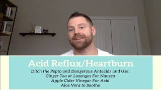 Home Remedies For ACID REFLUX  The Wellness Cabinet [upl. by Nnodnarb]