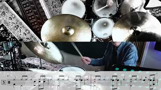 Mumbles  Oscar Peterson Trio  Clark Terry Drum cover [upl. by Arised]