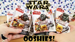 Star Wars Ooshies Series 1 Blind Bags Toy Opening  Birdew Reviews [upl. by Arrehs]