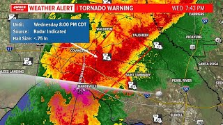 Live Severe Weather Coverage  tornado warnings [upl. by Ocirrej875]