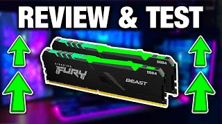 Kingston FURY Beast RGB 32GB  Budget Ram  Specs Review and Testing Results [upl. by Marra724]