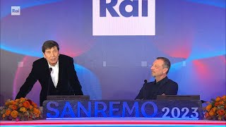 Gianni Morandi quotUna grande festa tornare a Sanremoquot  Festival di Sanremo 06022023 [upl. by Remmer]