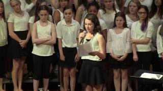 Nichols Middle School Chorus Concert  June 6 2016 [upl. by Retse]