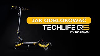 Jak odblokować hulajnogę elektryczną Techlife Q5 [upl. by Animaj346]