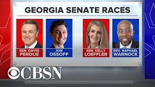 Georgia voters head to the polls to decide Senate control [upl. by Groeg689]