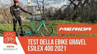 Merida eSilex 400 il test della bici elettrica gravel semplice e concreta [upl. by Aerdnek167]