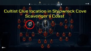 Cultist Clue in Shipwreck Cove Scavengers Coast in Achaia Assassins Creed Odyssey [upl. by Maximilian]