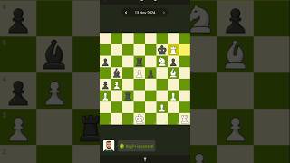 King Sting shorts chess chesscom chesspuzzle checkmate rooksacrifice [upl. by Acirahs658]