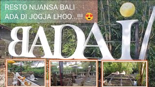 RESTO NUANSA BALI ADA DI JOGJA LHOO 😍  BADAI RESTO RAMAH ANAK [upl. by Levison]