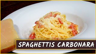 Recette des spaghettis carbonara [upl. by Edi]