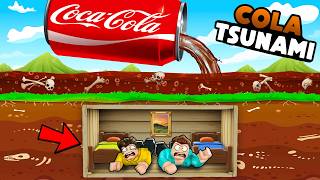 CAN WE SURVIVE THE COCA COLA TSUNAMI IN ROBLOX [upl. by Dicks]