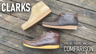 Clarks Wallabees 10 Year Review Stinson vs Shacre vs Originals [upl. by Ecnadnak979]