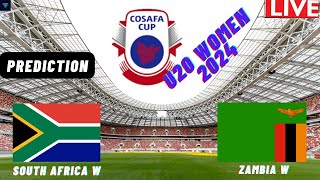 South Africa 0 vs 3 Zambia COSAFA U20 Womens Championship 2024 Football Match [upl. by Leftwich]