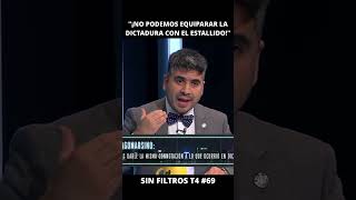 Lagomarsino quot¡No podemos equiparar la dictadura con el estallidoquot  Sin Filtros T4 69 [upl. by Nagaem350]