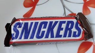 unboxing snicker SNICKERS CHOCOLATE 🍫 asmr asmrsounds asmrchocolate [upl. by Allys345]