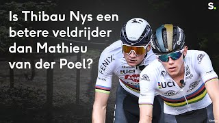 Is Thibau Nys een betere veldrijder dan Mathieu van der Poel  Slag om Balenberg [upl. by Wawro508]