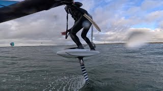 Armstrong Mid length ha680 Wingfoil session  Rhosneigr [upl. by Parker]