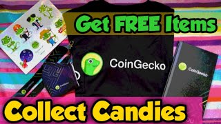 CoinGecko Candies and Rewards Tutorial  CoinGecko Swag Pack Unboxing  Get Freebies from CoinGecko [upl. by Dumm495]