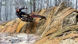 BEST TRAIL EVER Mountain Biking Fitzgerald Mountain in Springdale Arkansas [upl. by Cahn92]