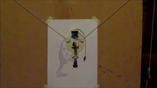 DrawbotPolargraphVertical Plotter Timelapseado [upl. by Yssor]