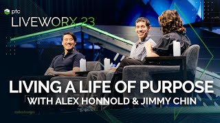 Alex Honnold and Jimmy Chin On Living a Life of Purpose  PTC LiveWorx 2023 Keynote [upl. by Abie]