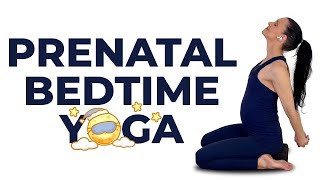 Prenatal Bedtime Yoga  25Min Pregnancy Yoga For First Second amp Third Trimester [upl. by Rosalba]