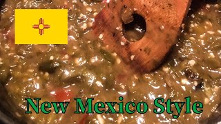 New Mexico Green Chile Sauce  Enchilada Sauce Recipe [upl. by Swetlana]