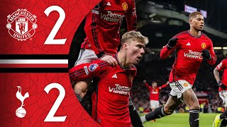 Man Utd 22 Tottenham  Highlights [upl. by Adnamal]