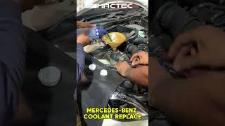 MercedesBenz Coolant Replacement  at Mactec Car Garage automobile [upl. by Alyssa672]