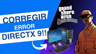 ✅Como arreglar el error de directx 9 en GTA SA STEAM 2024🔧🔥 [upl. by Naasah]