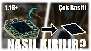 Minecraft Portal Çerçevesini Kırma [upl. by Ariela517]